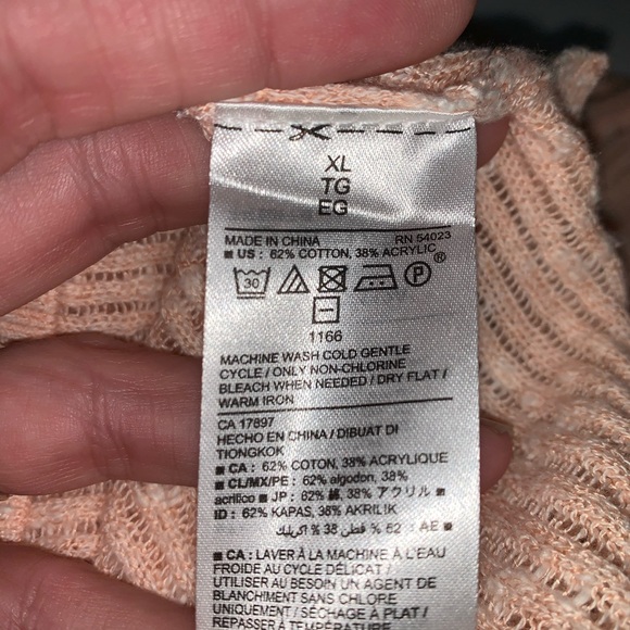 Old Navy Sheer Sweater Knitted Top size XL - Picture 7 of 8